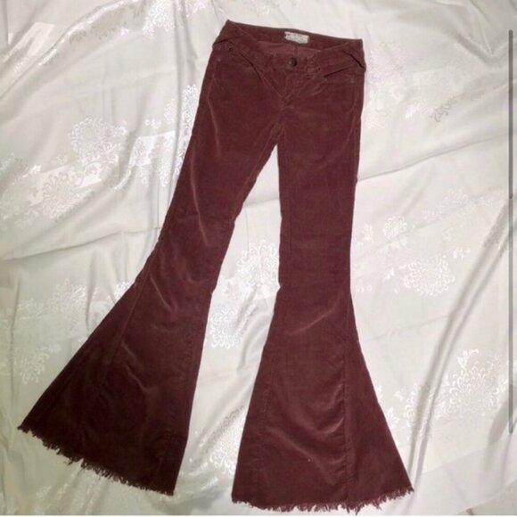 Free People Super Flare Corduroy Jeans, 25 - Picture 4 of 6